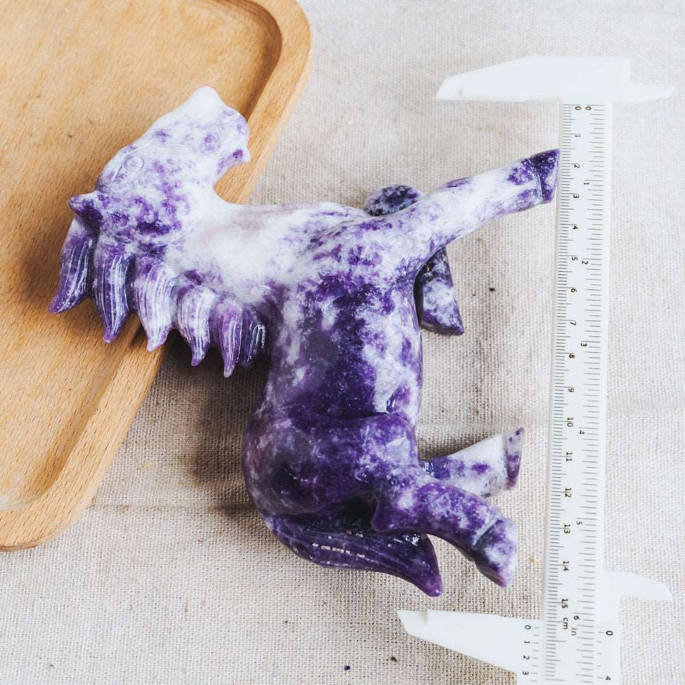 Reikistal 6'' Lepidolite Horse