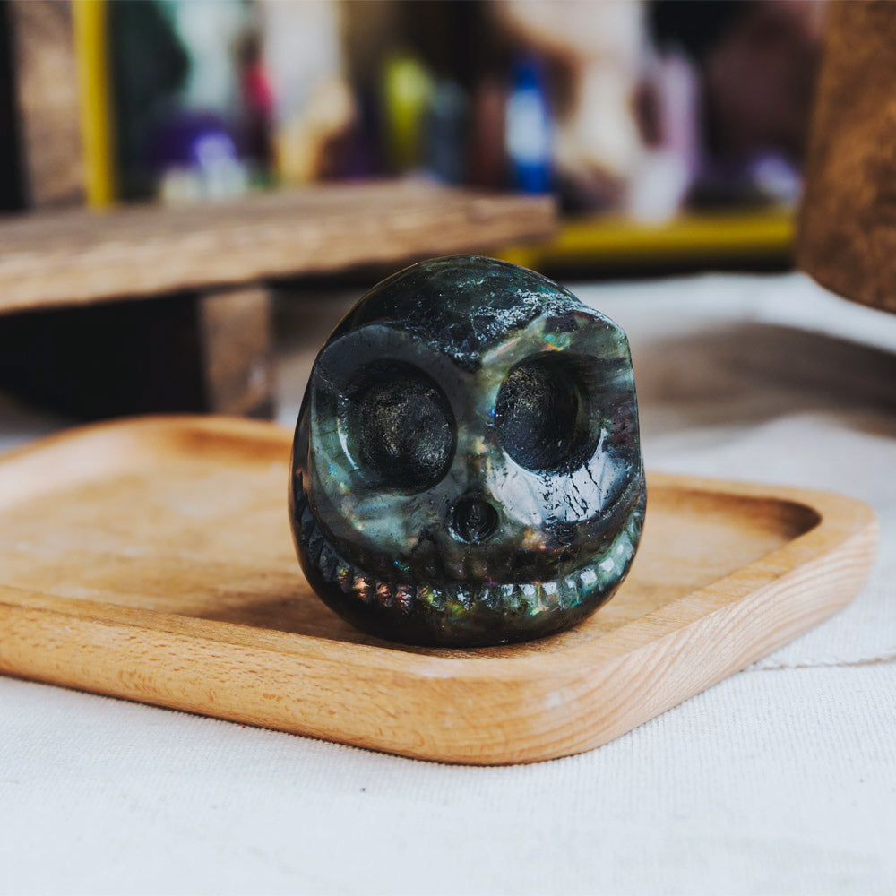 Reikistal Labradorite Jack Skull