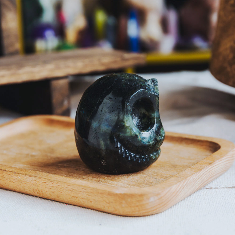 Reikistal Labradorite Jack Skull