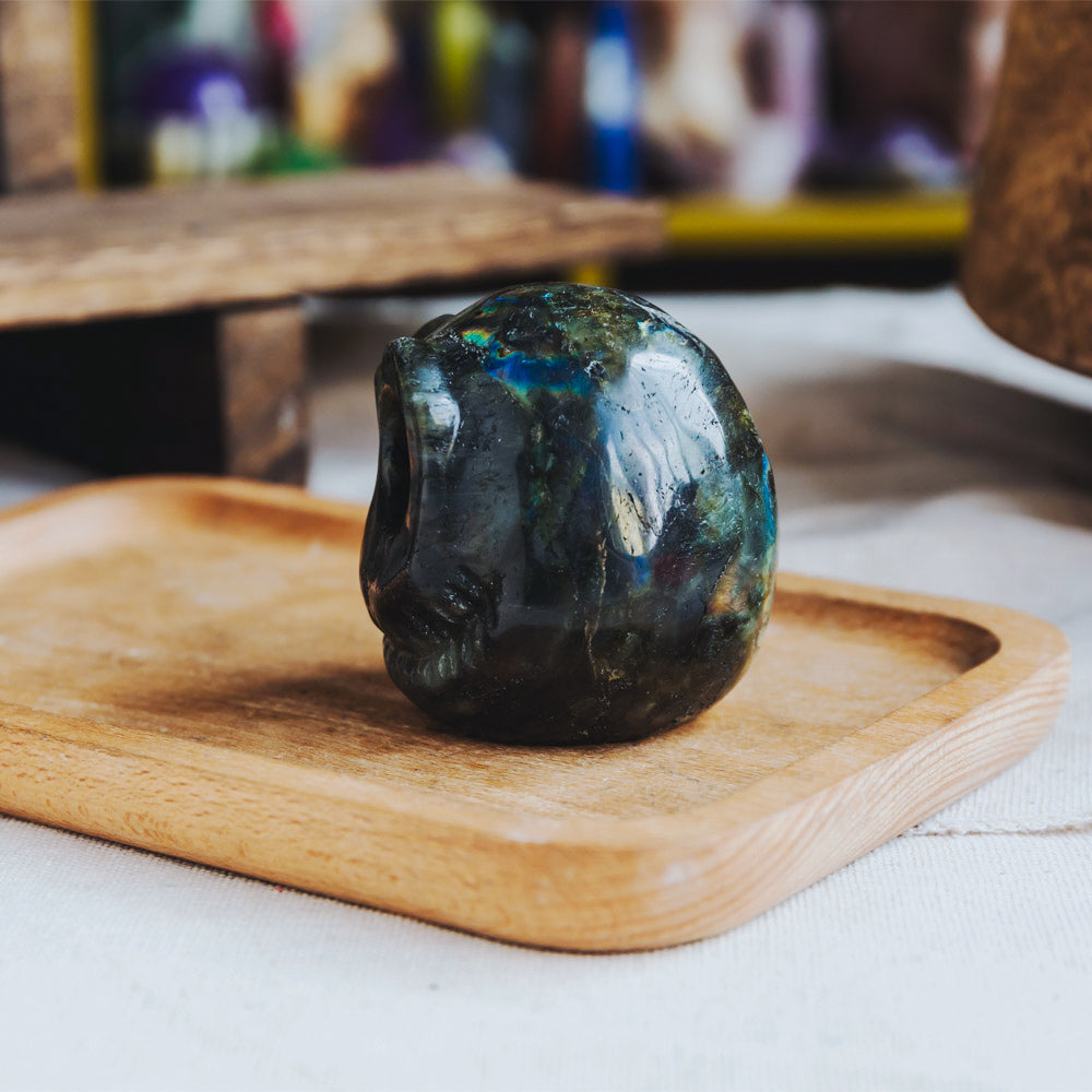 Reikistal Labradorite Jack Skull