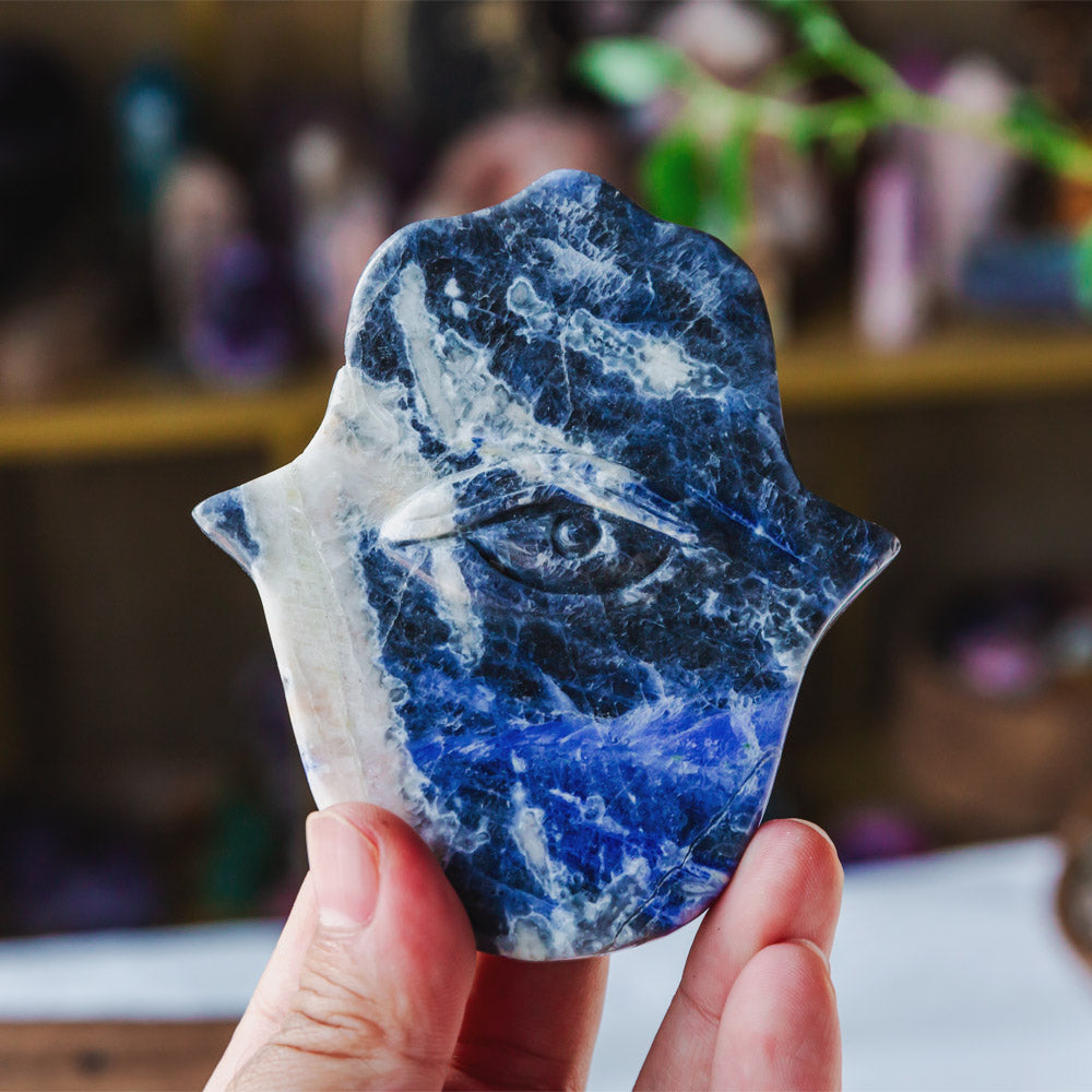 Reikistal Sodalite Hamas Hand