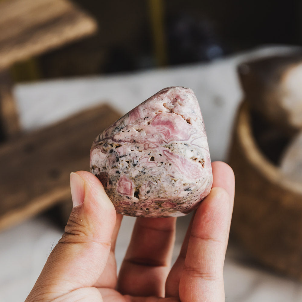 Reikistal Rhodochrosite Free Form