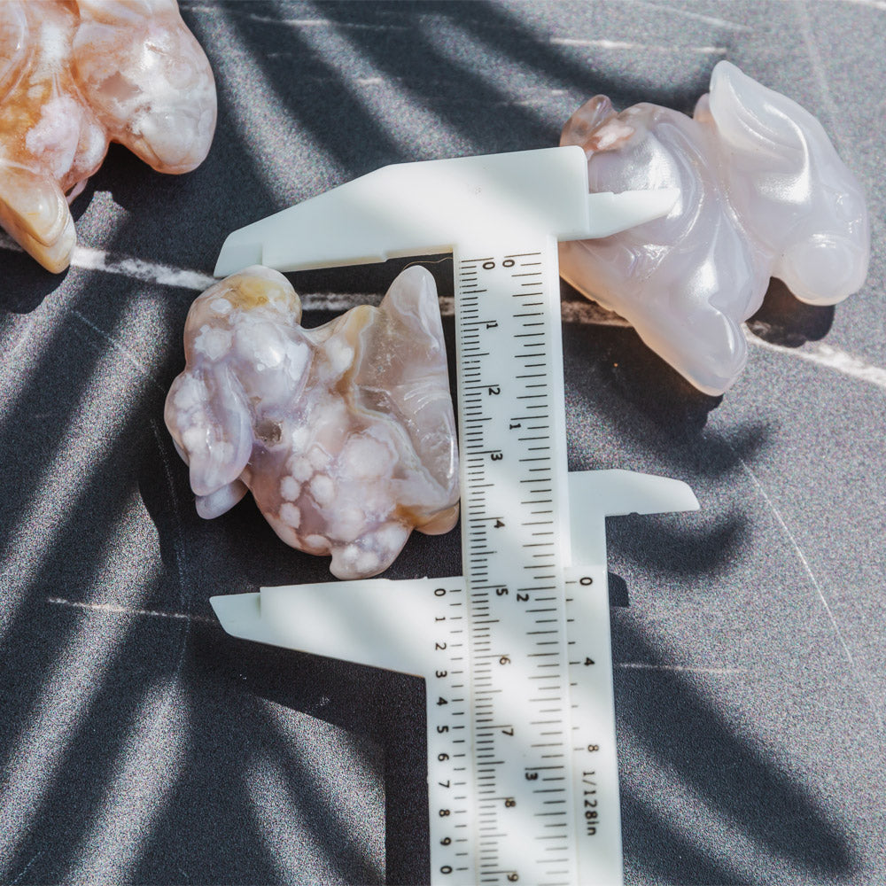 Reikistal Flower Agate Carving