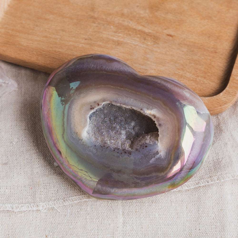 Reikistal Aura Agate Heart