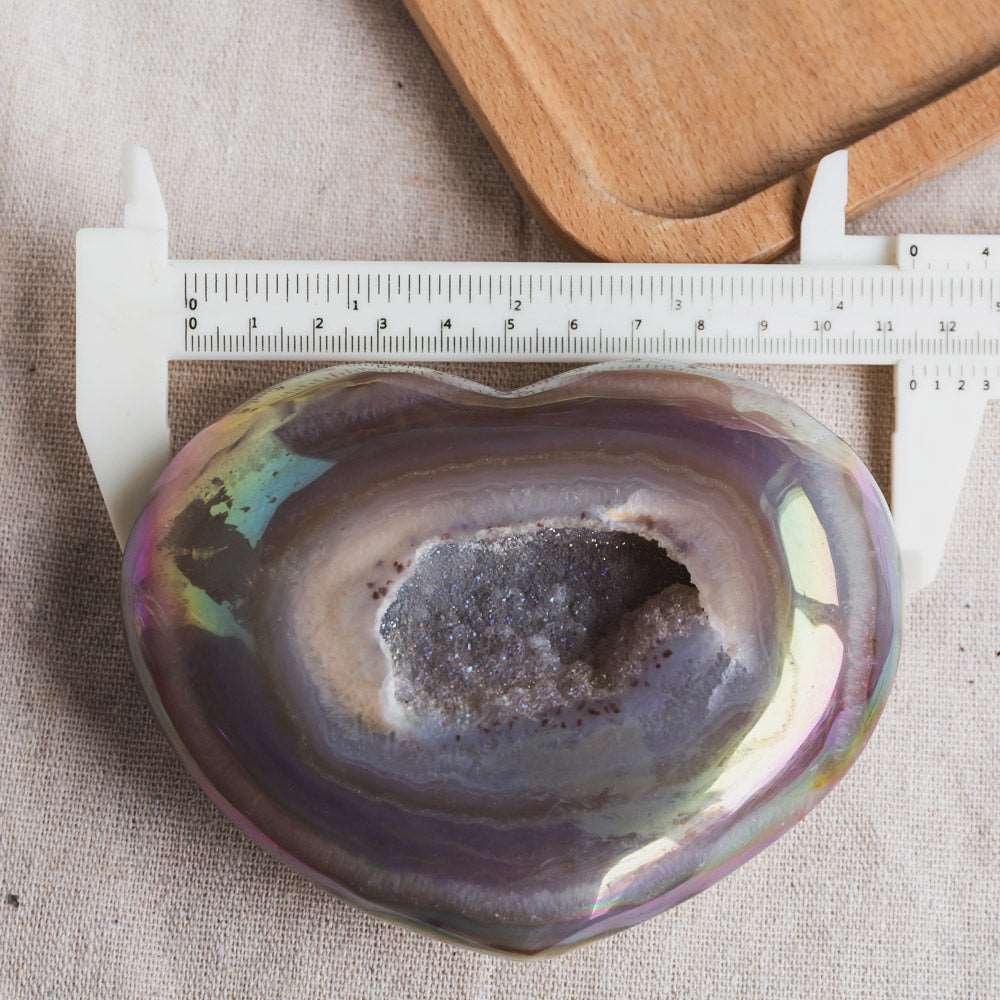 Reikistal Aura Agate Heart