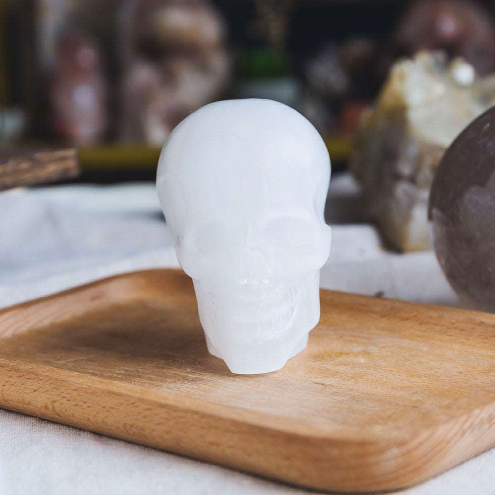 Reikistal 3'' Selenite Skull