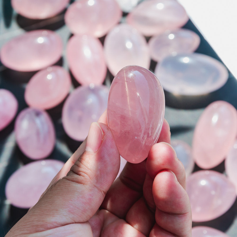 Reikistal Rose Quartz Tumbled Stone