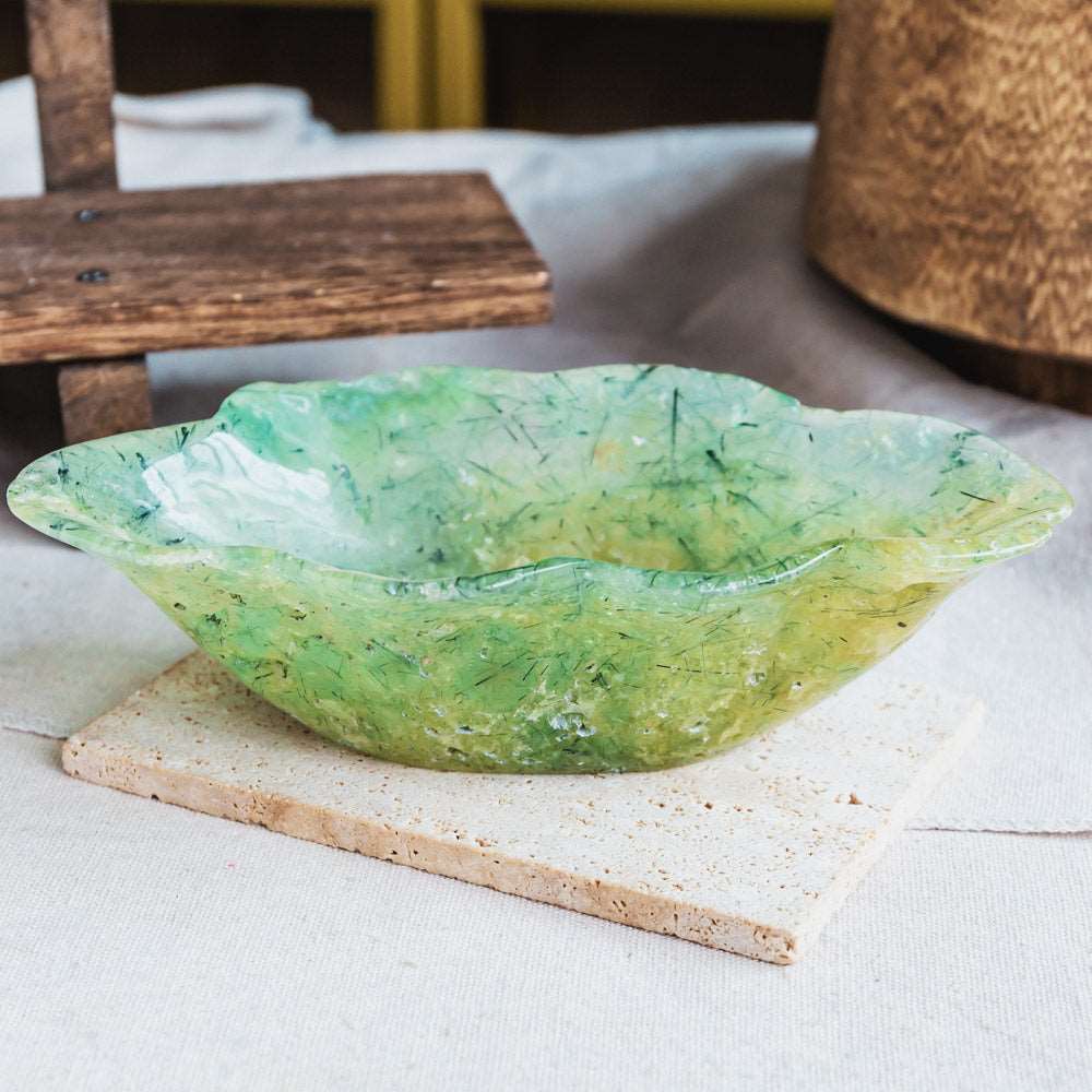 Reikistal Prehnite Bowl