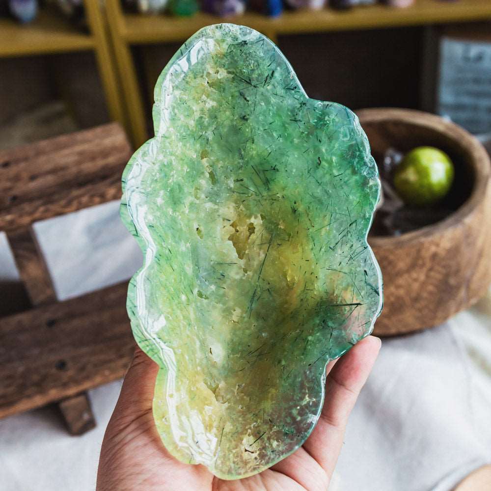 Reikistal Prehnite Bowl