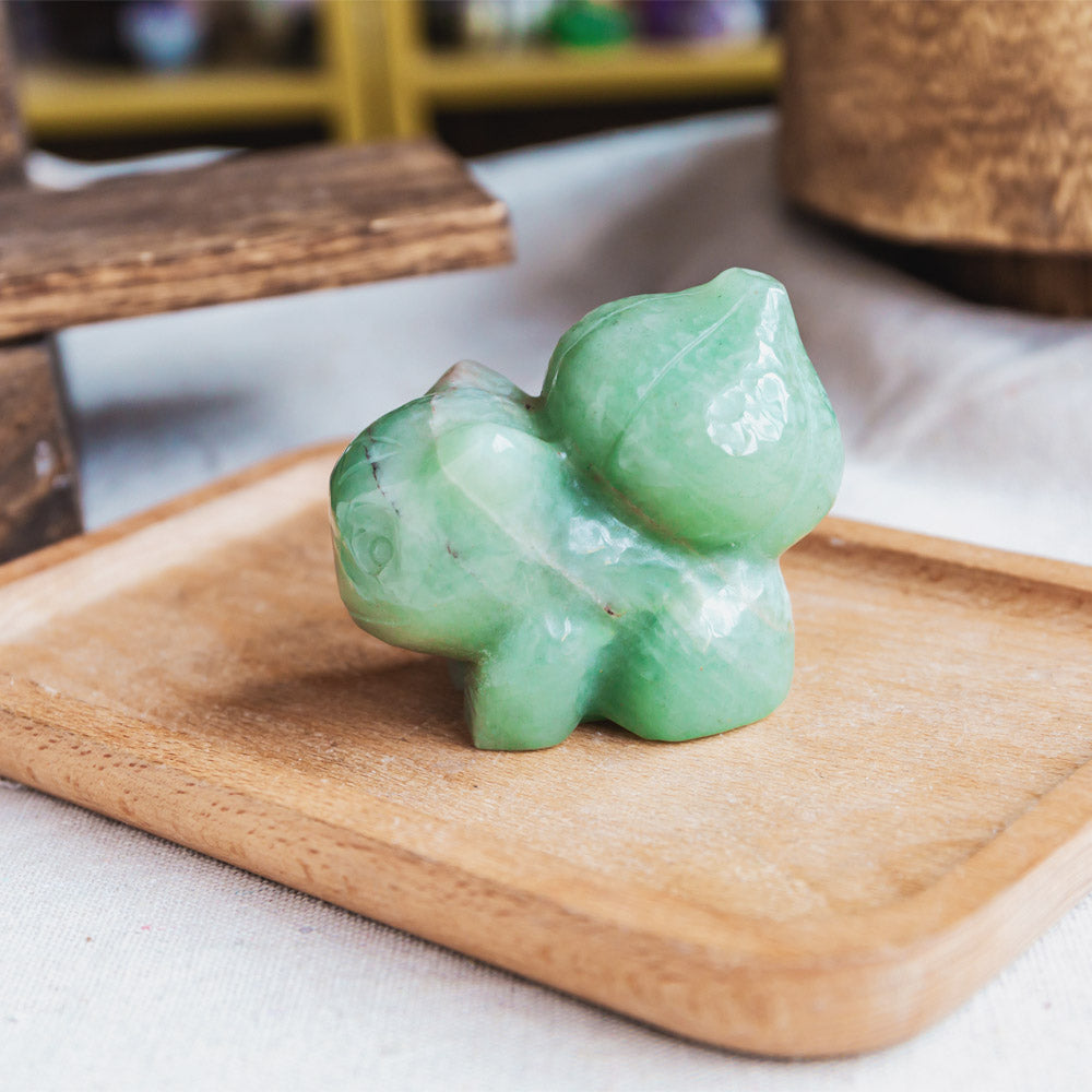 Reikistal Green Aventurine Bulbasaur