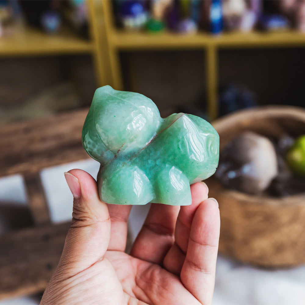 Reikistal Green Aventurine Bulbasaur