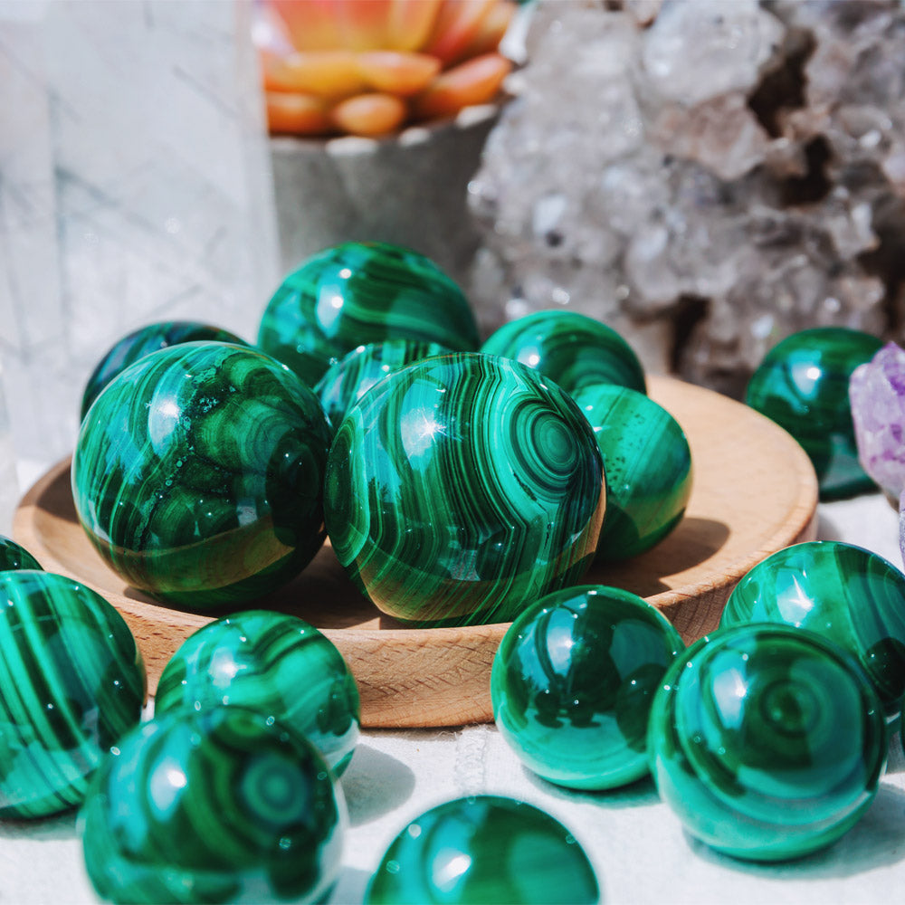 Reikistal Malachite Ball