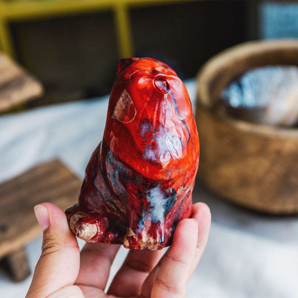 Reikistal Red Jasper Cat