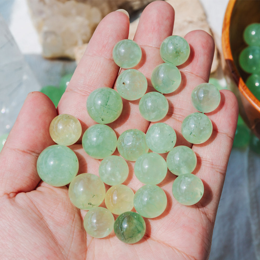 Reikistal Prehnite Mini Ball