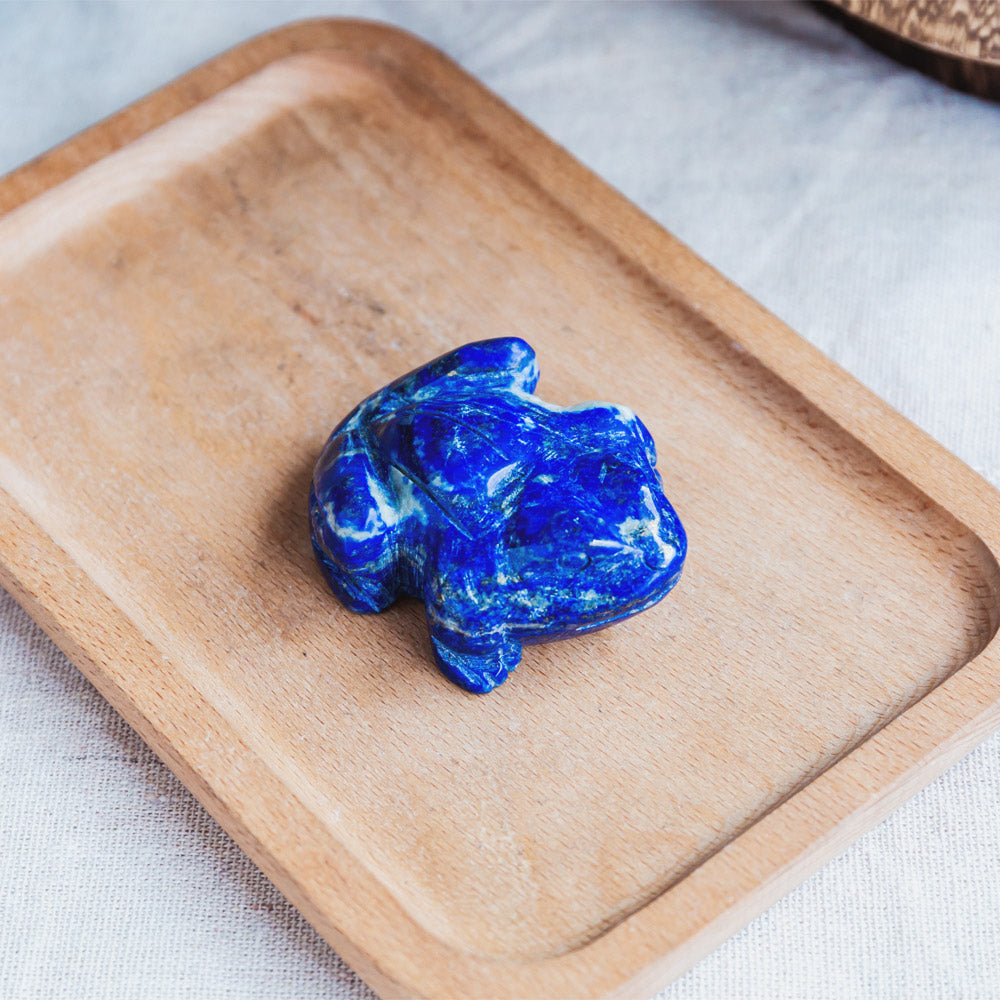 Reikistal Lapis Lazuli Frog