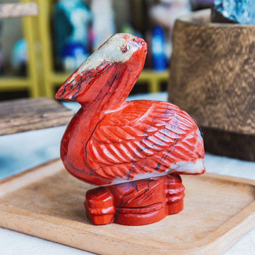 Reikistal Red Jasper Pelican