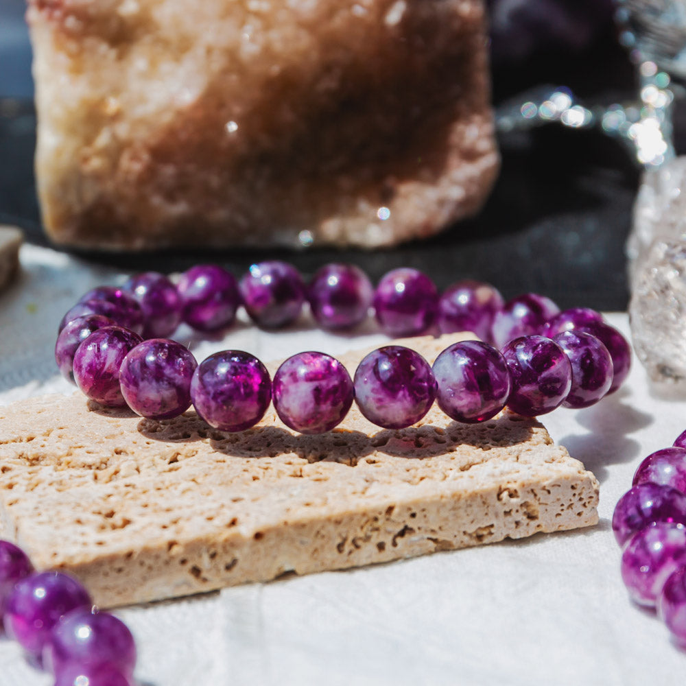 Reikistal Purple Mica Bracelet