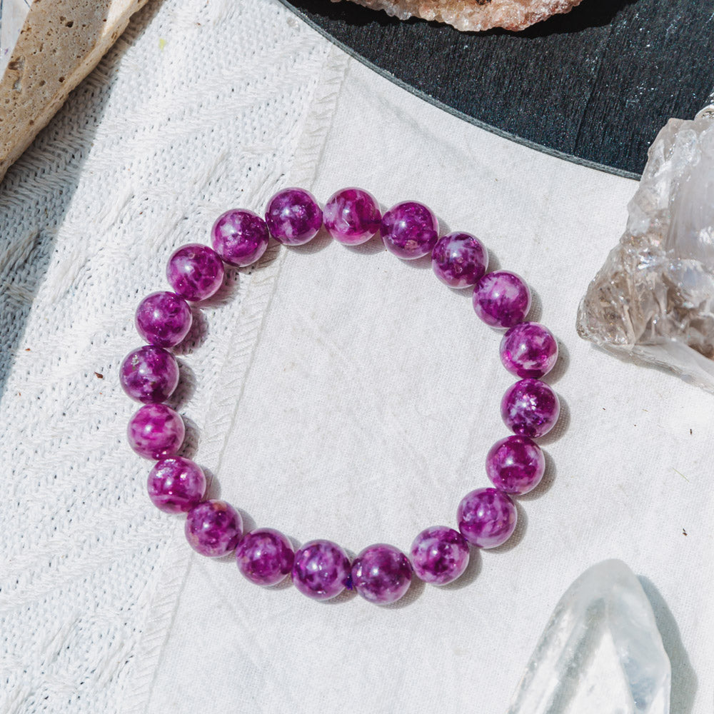 Reikistal Purple Mica Bracelet