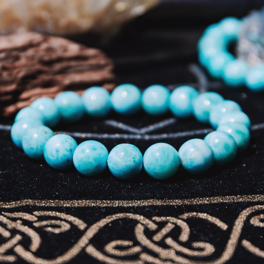 Reikistal Natural Larimar Bracelet