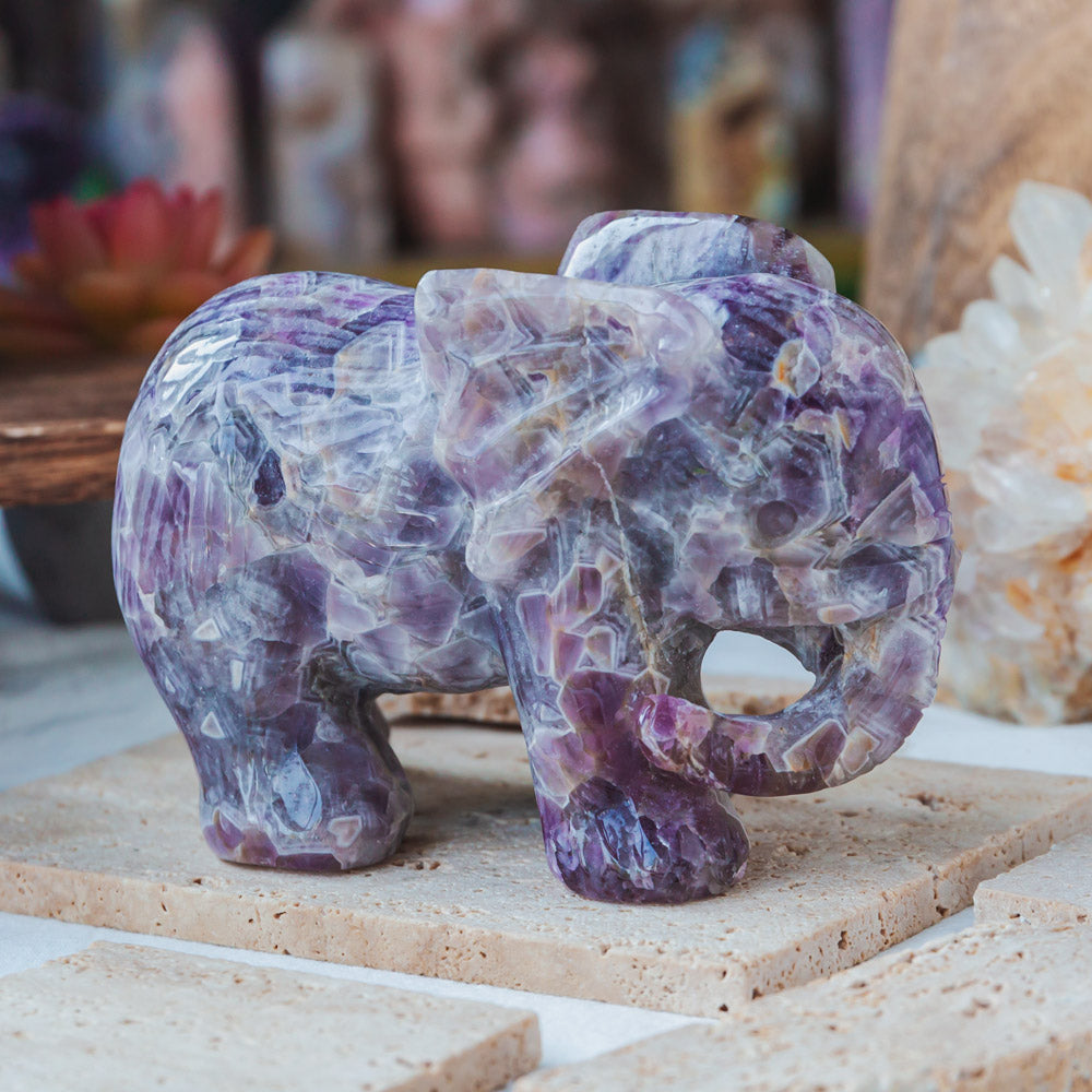 Reikistal Dream Amethyst Elephant