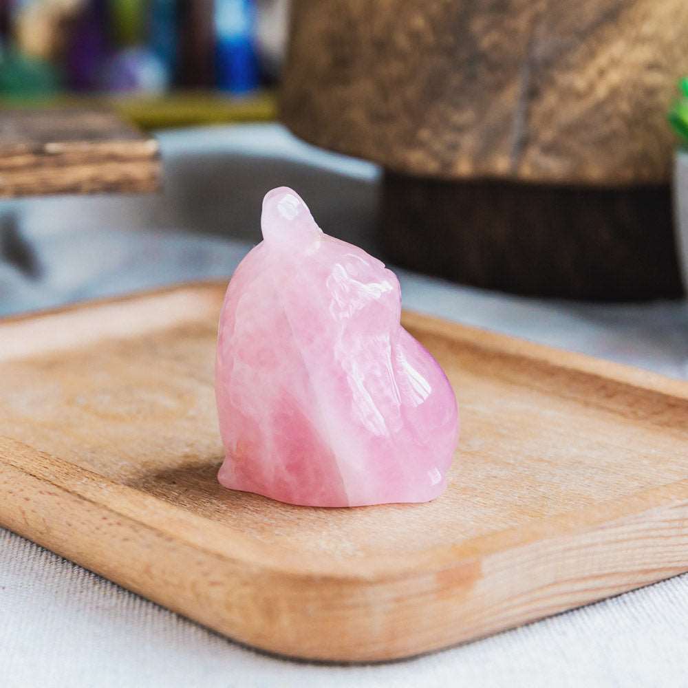 Reikistal 2.5'' Rose Quartz Totoro