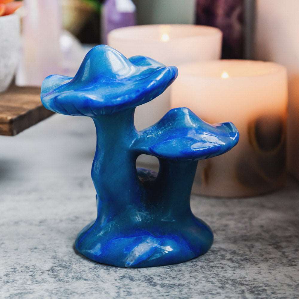 Reikistal Blue Aventurine Mushroom