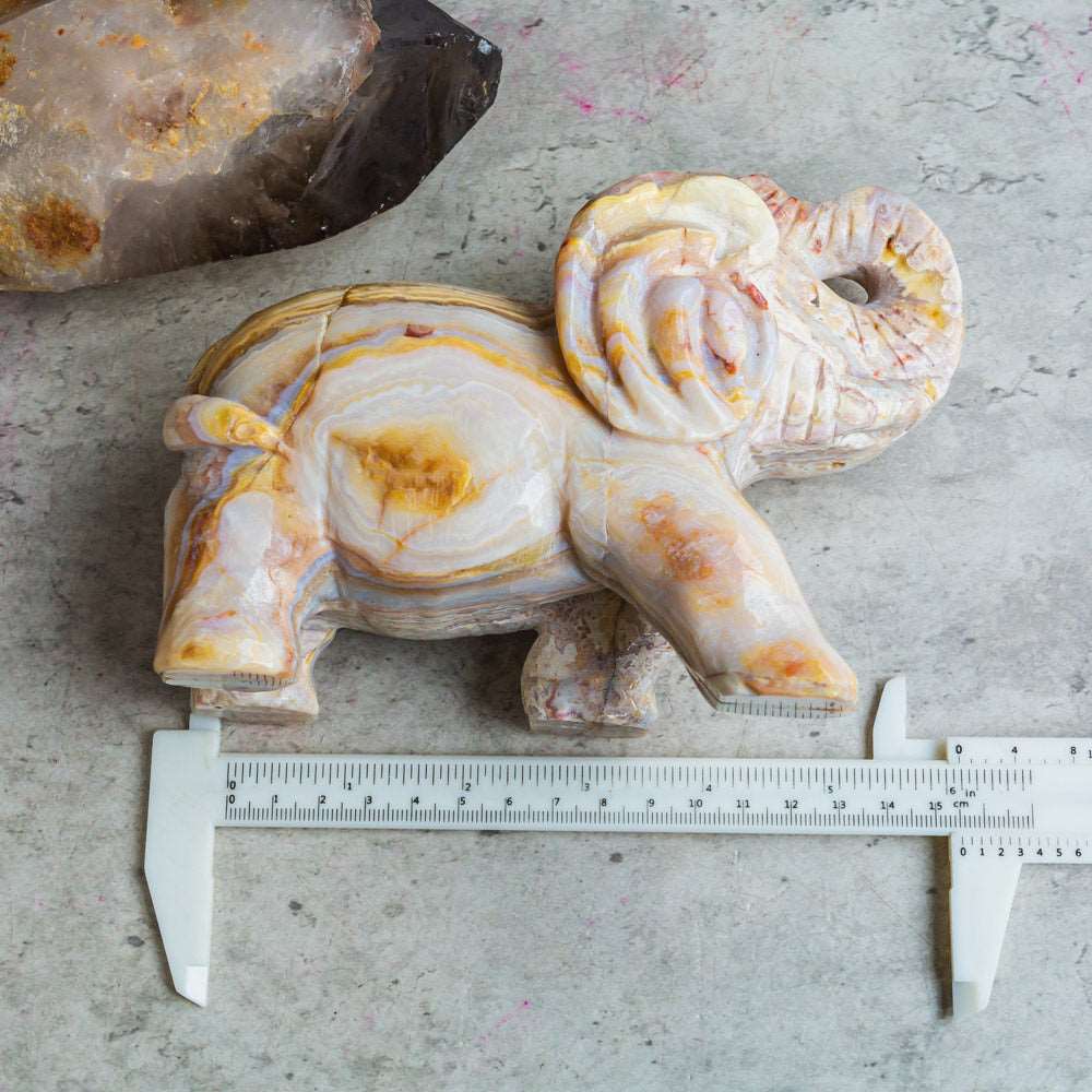 Reikistal Agate Elephant