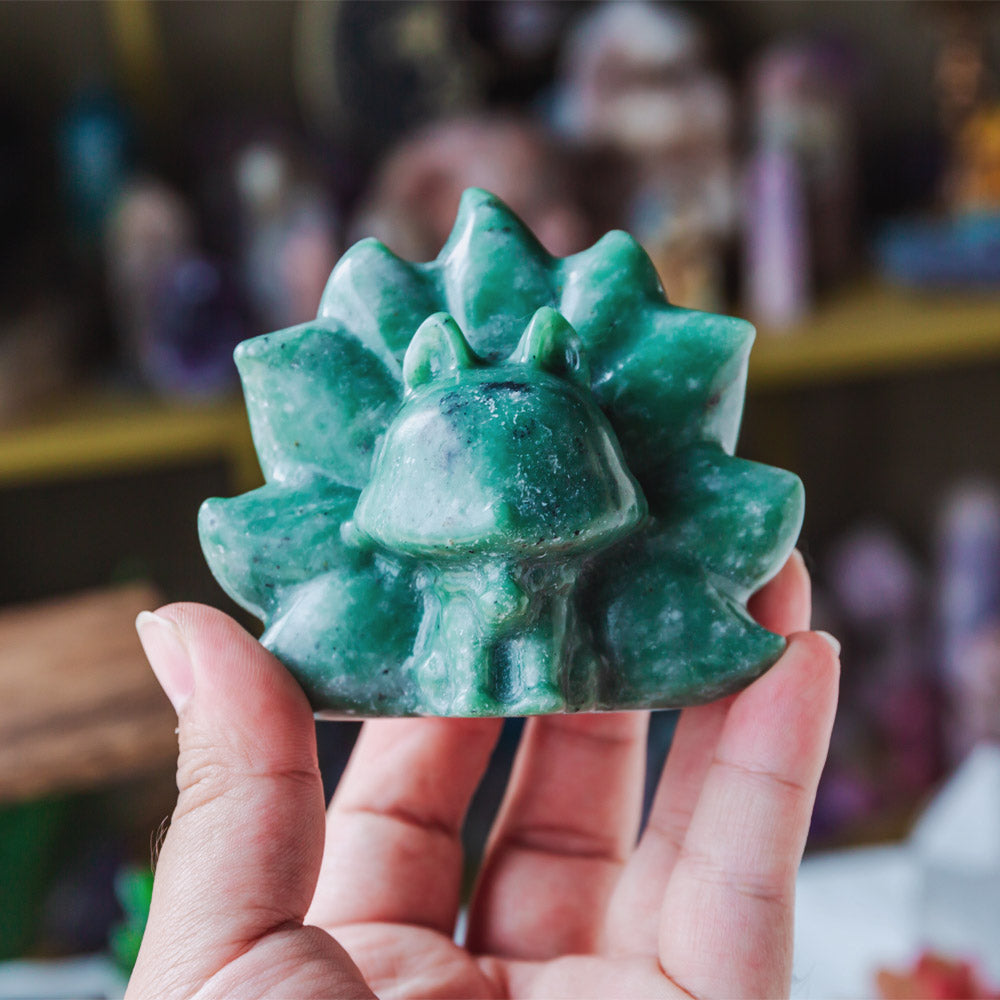 Reikistal Green Jade Nine-Tailed Fox