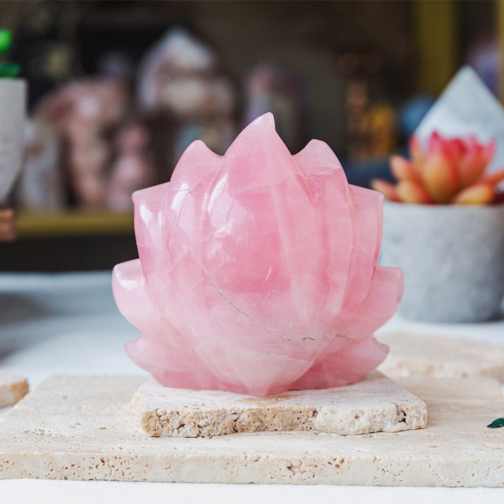 Reikistal Rose Quartz Nine-Tailed Fox