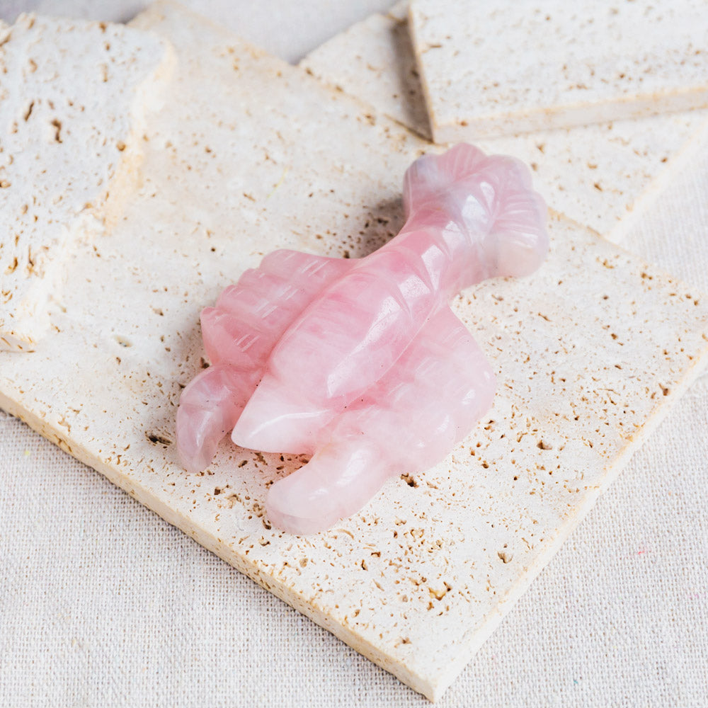 Reikistal Rose Quartz Lobster
