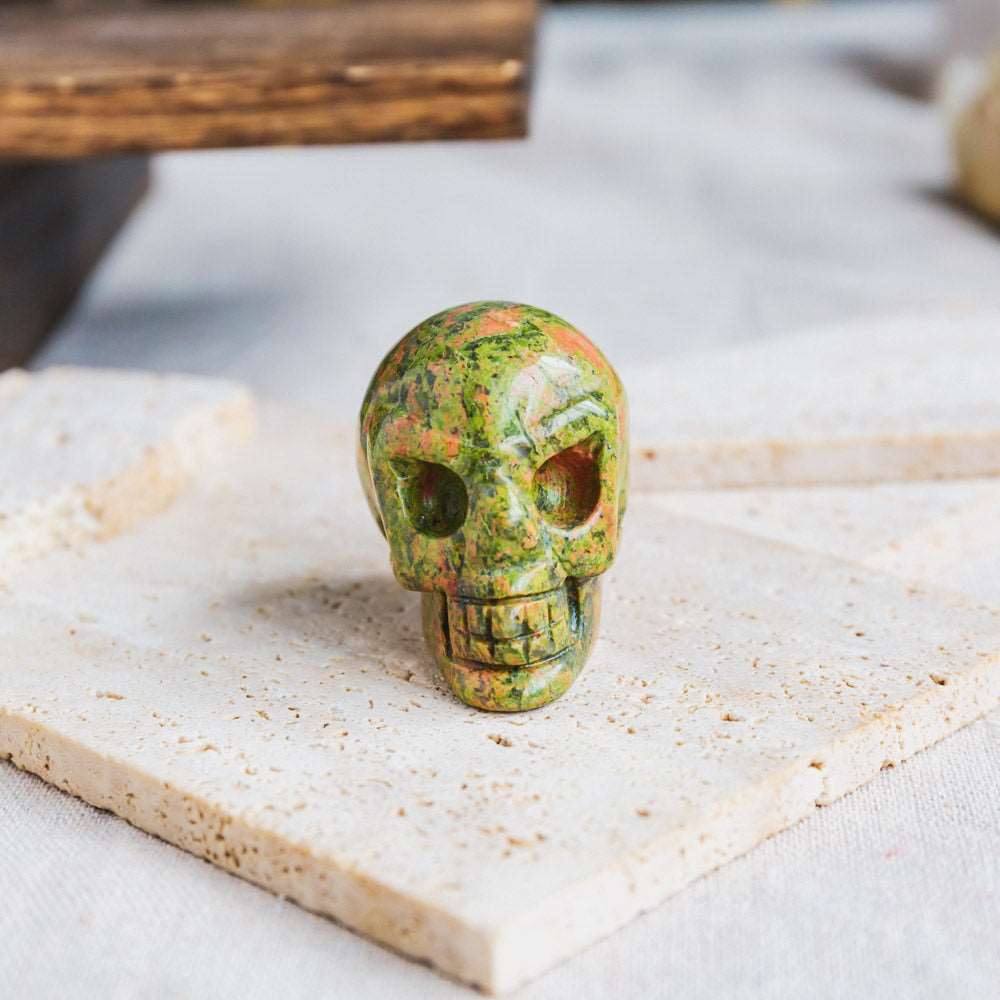 Reikistal 1.5'' Unakite Skull