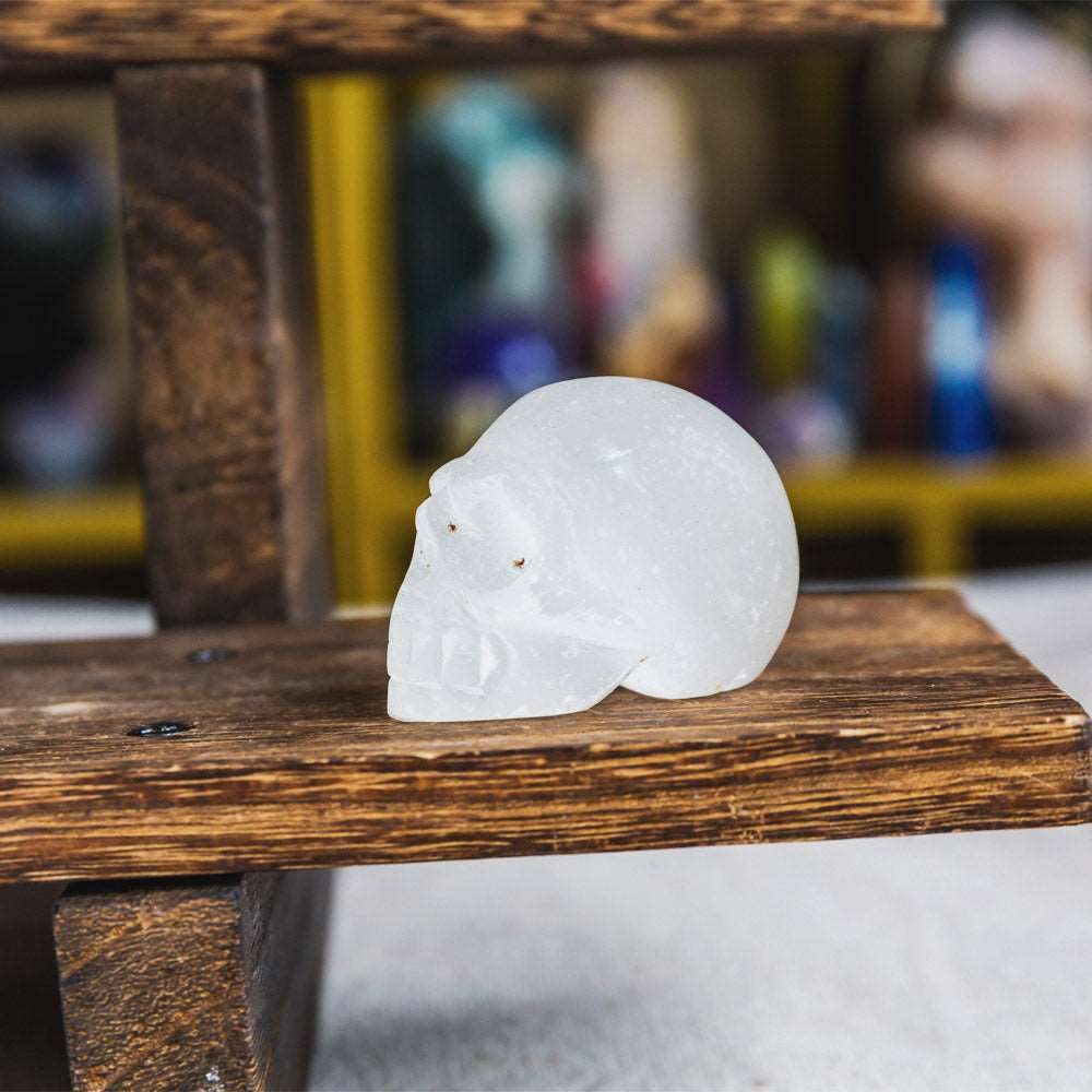 Reikistal 1.5'' Selenite Skull