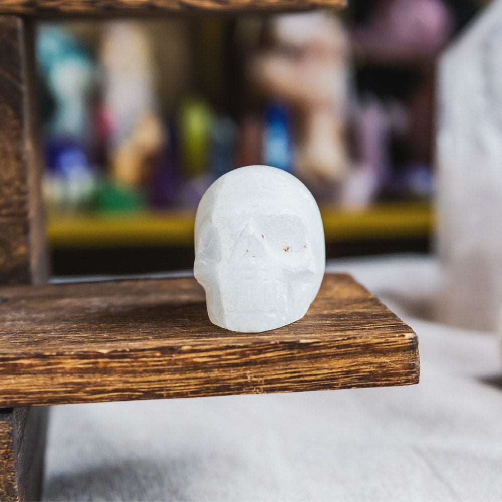 Reikistal 1.5'' Selenite Skull