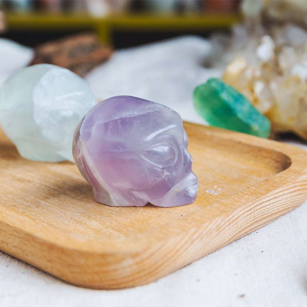 Reikistal 1.5'' Fluorite Alien Skull