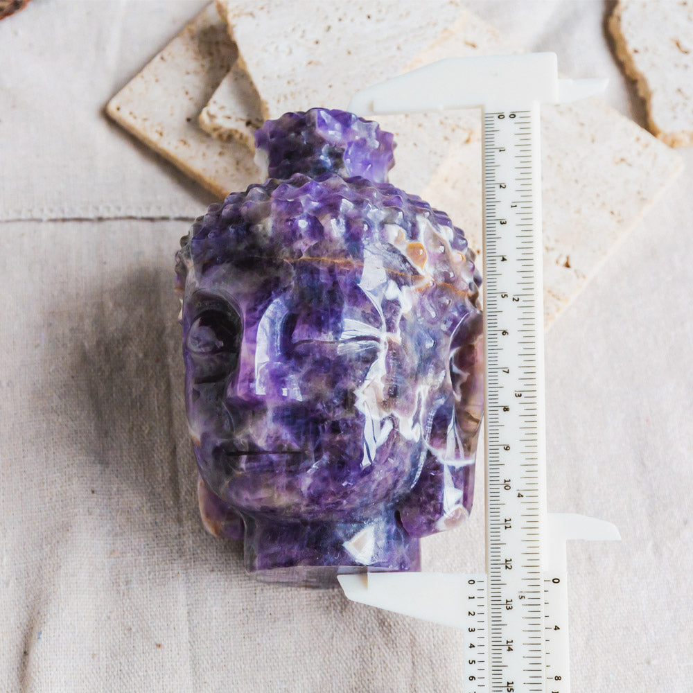 Reikistal Dream Amethyst Buddha's Head