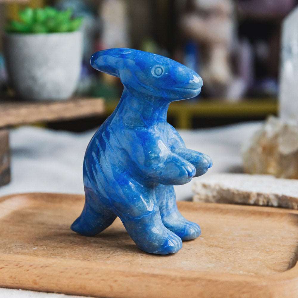 Reikistal Blue Aventurine Dinosaur