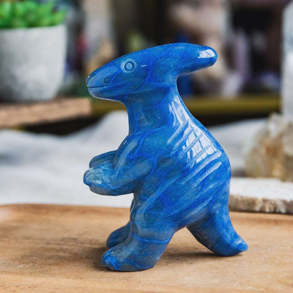 Reikistal Blue Aventurine Dinosaur