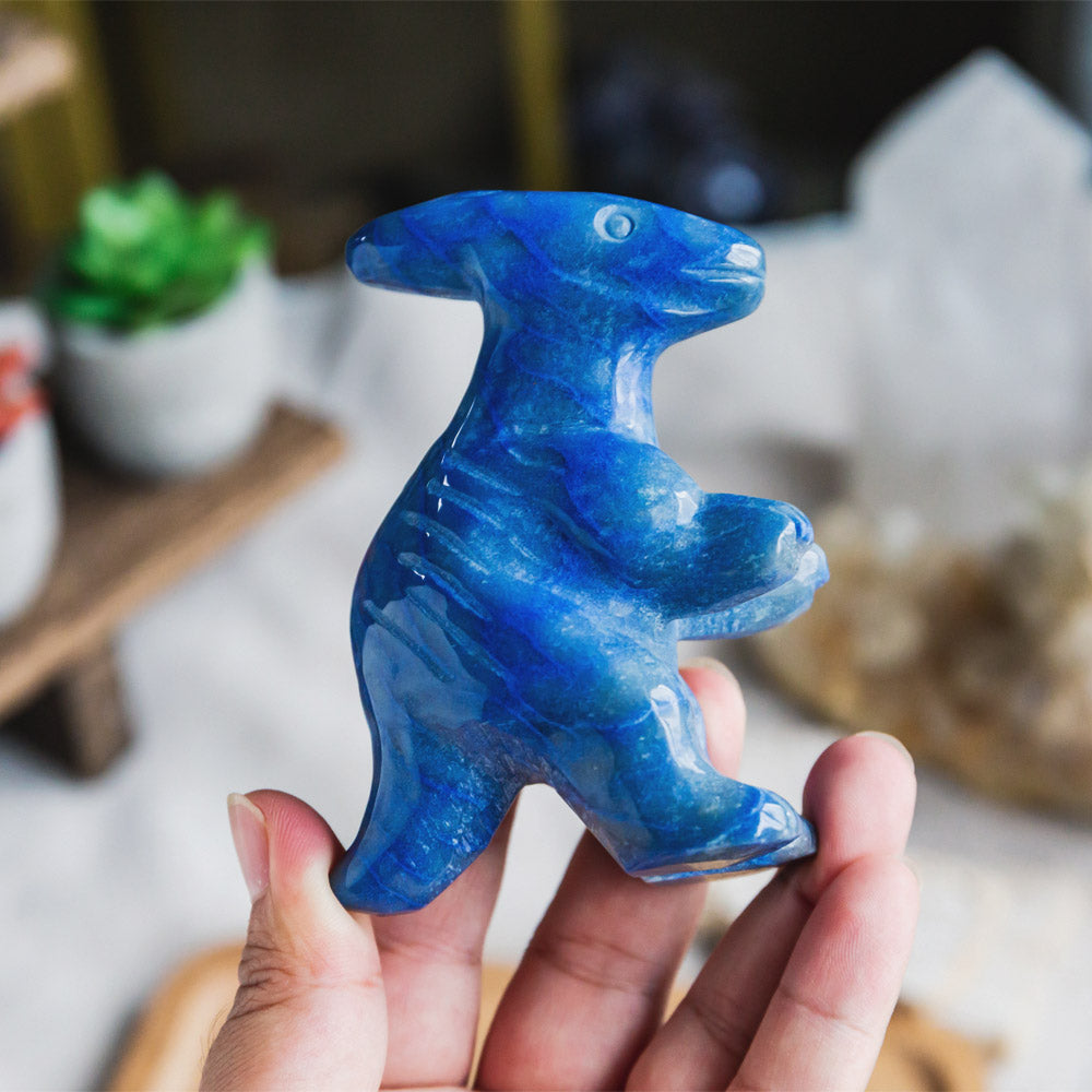 Reikistal Blue Aventurine Dinosaur