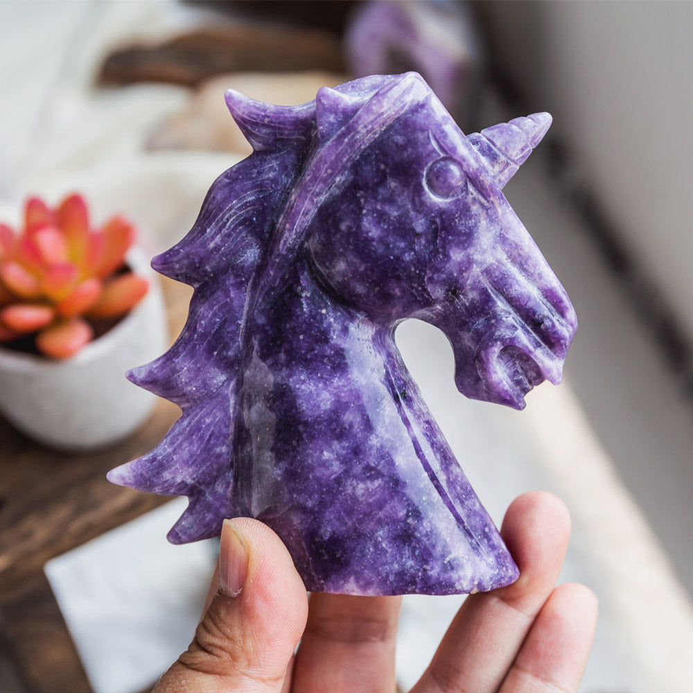 Reikistal Lepidolite Unicorn