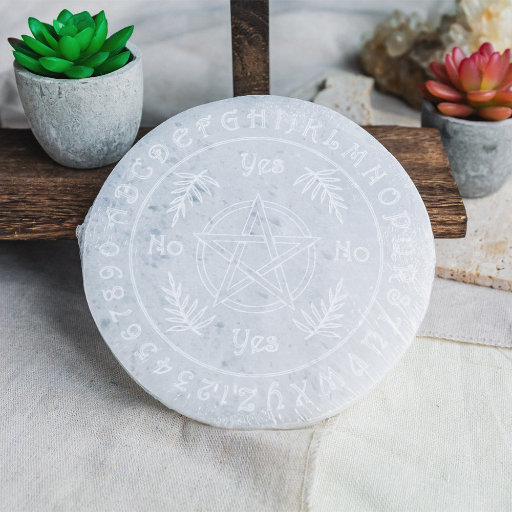 Reikistal Selenite Carving Plate