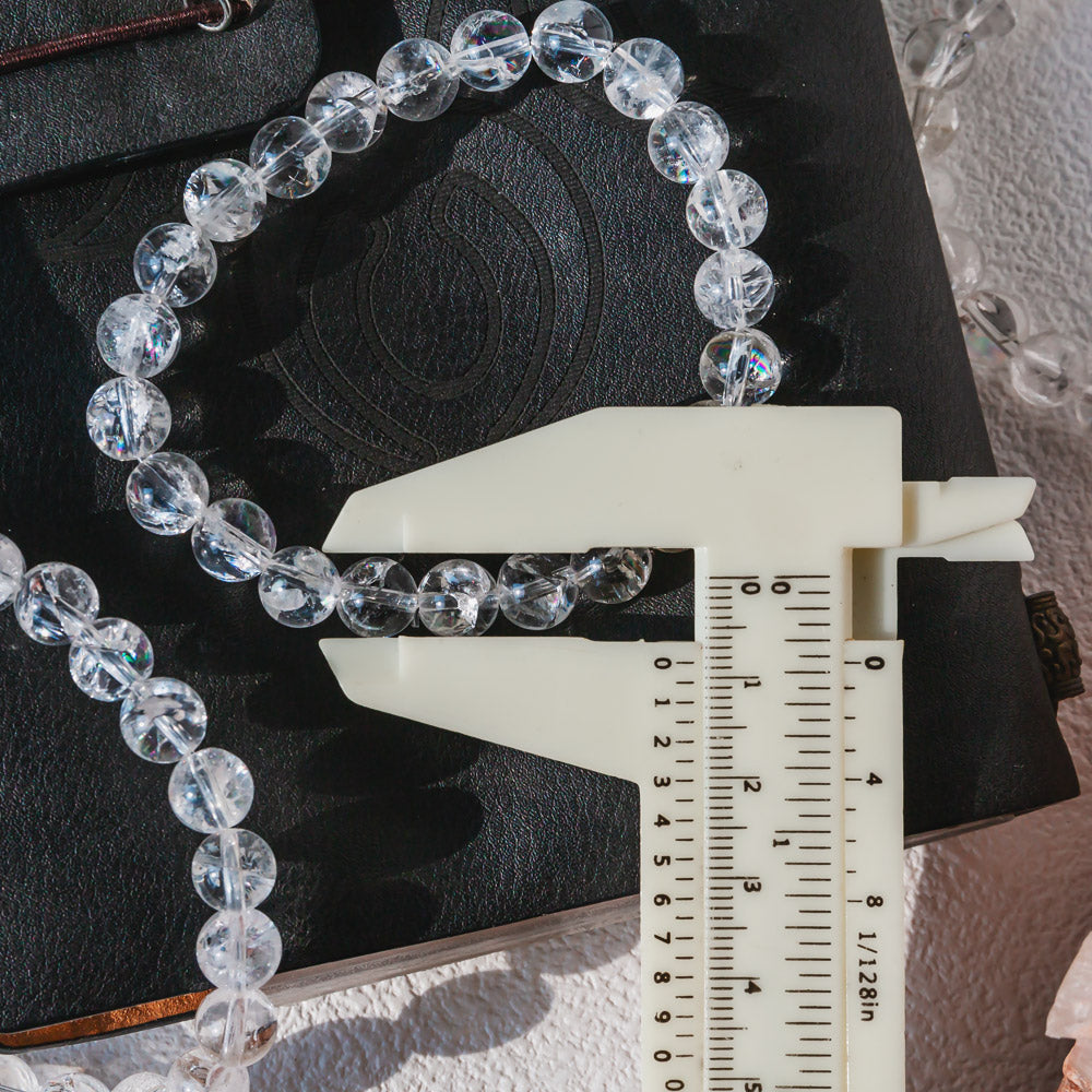 Reikicrystal Crack Clear Quartz Bracelet
