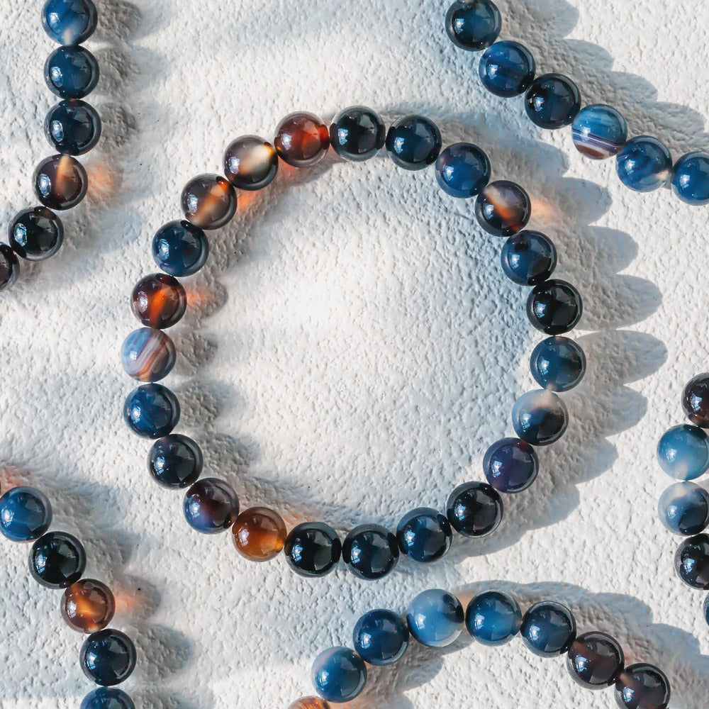 Reikicrystal Dark Agate Bracelet