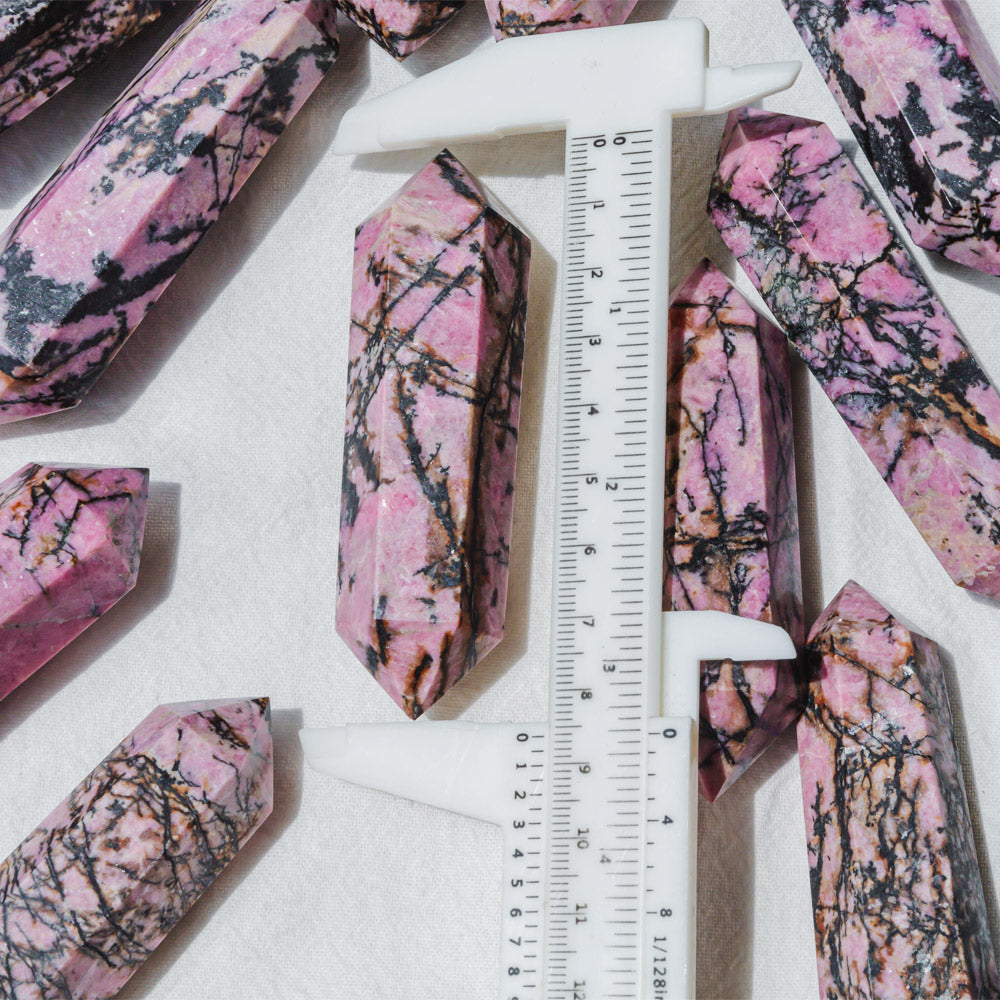 Reikistal Rhodonite Double Point