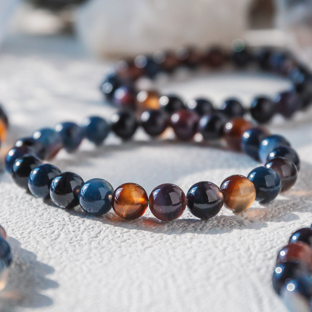 Reikicrystal Dark Agate Bracelet