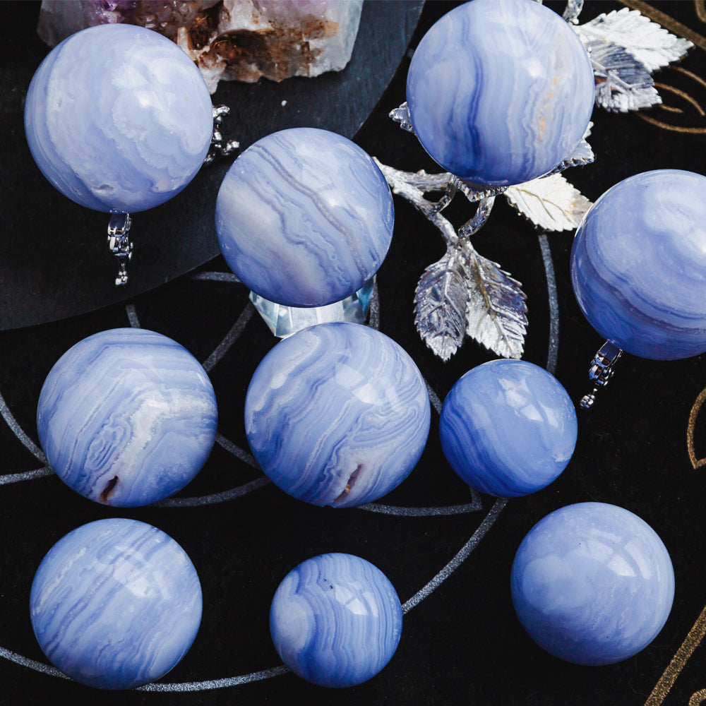 Reikistal Blue Lace Agate Sphere