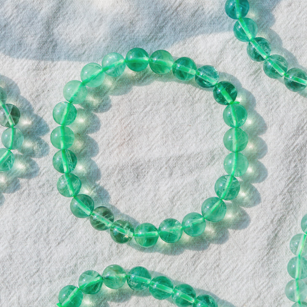 Reikicrystal Green Fluorite Bracelet