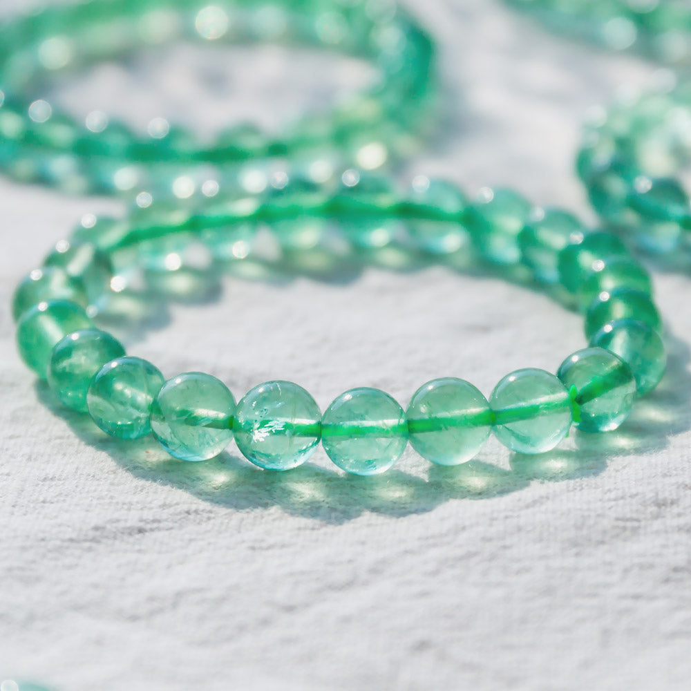 Reikicrystal Green Fluorite Bracelet
