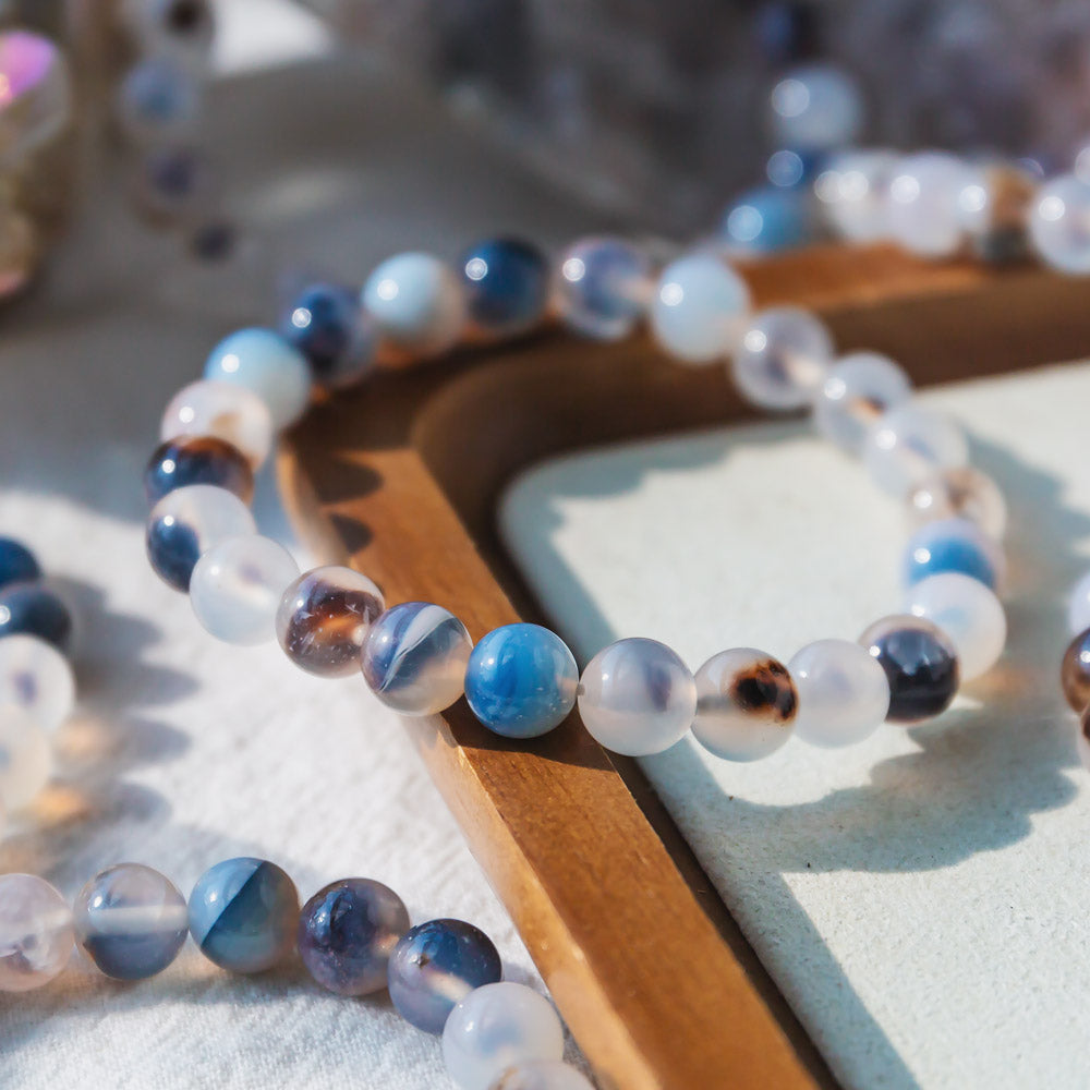 Reikicrystal Light Agate Bracelet