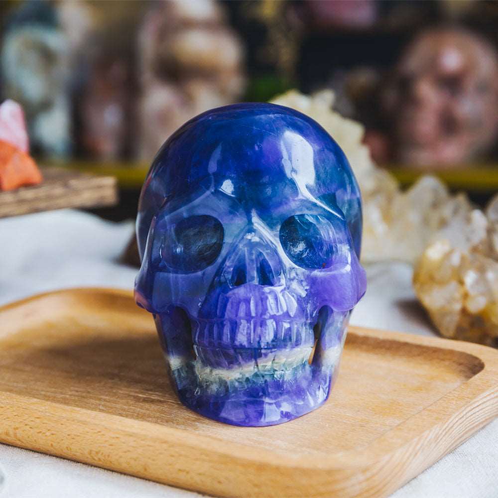 Reikistal 4'' Fluorite Skull