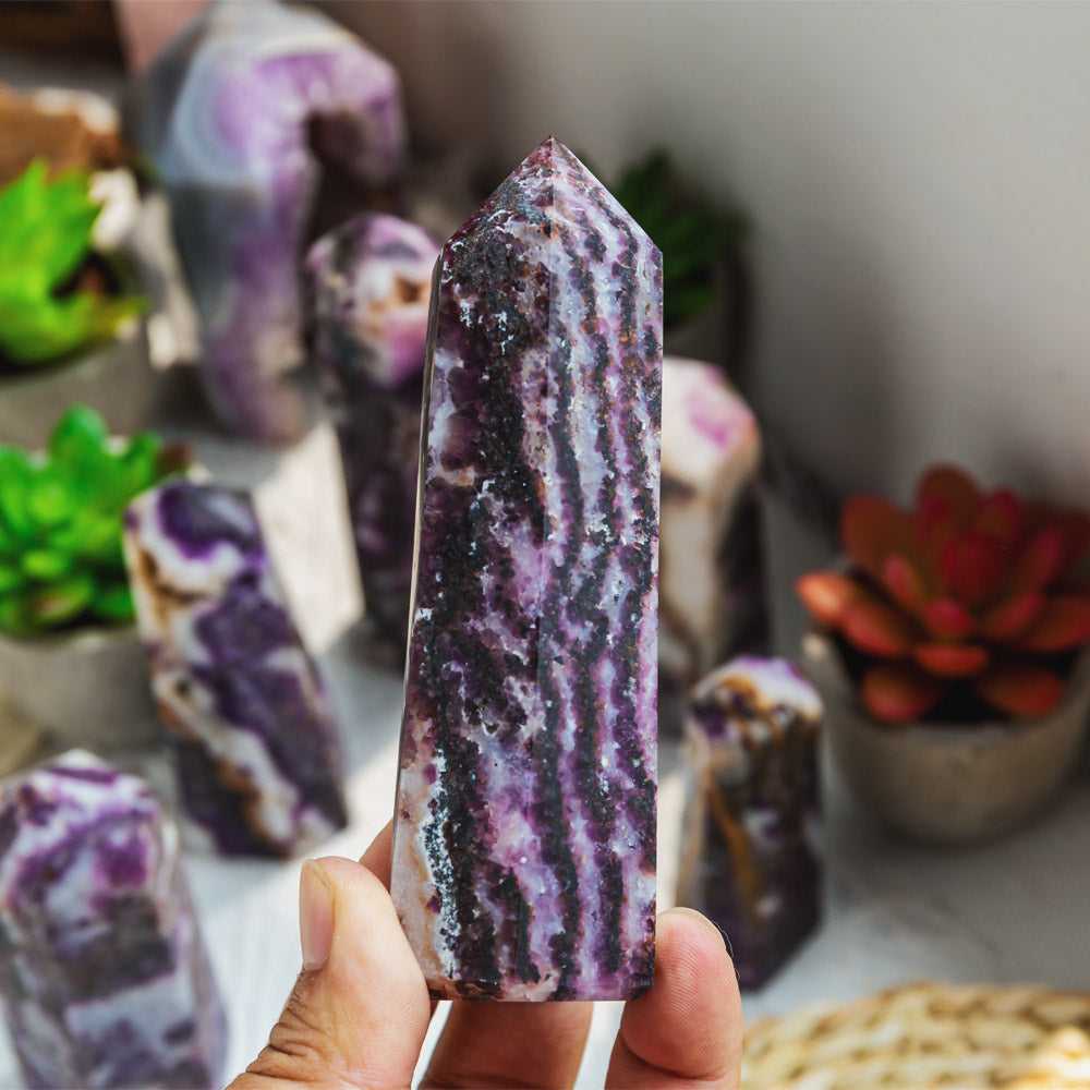 Reikistal Purple Sphalerit Point